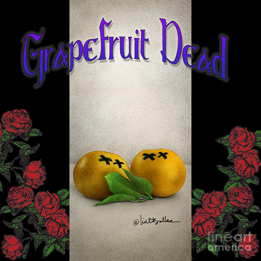 Rose Painting - Grapefruit Dead... by Will Bullas