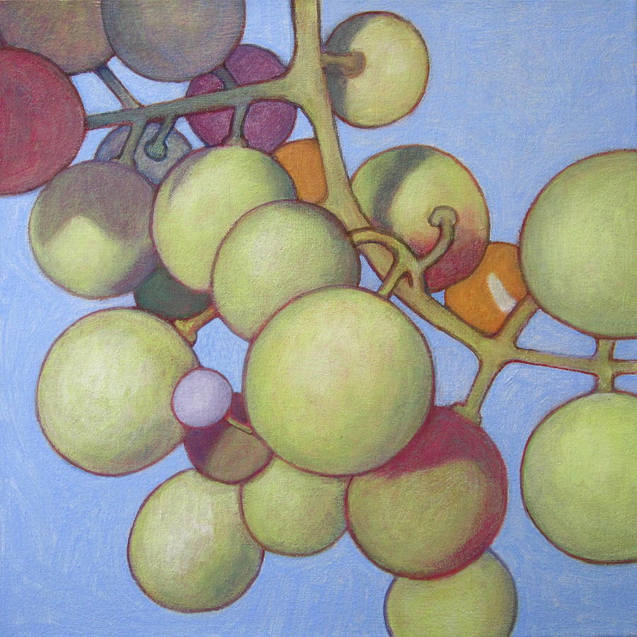 Grapes No.8 Painting by Kazumi Whitemoon