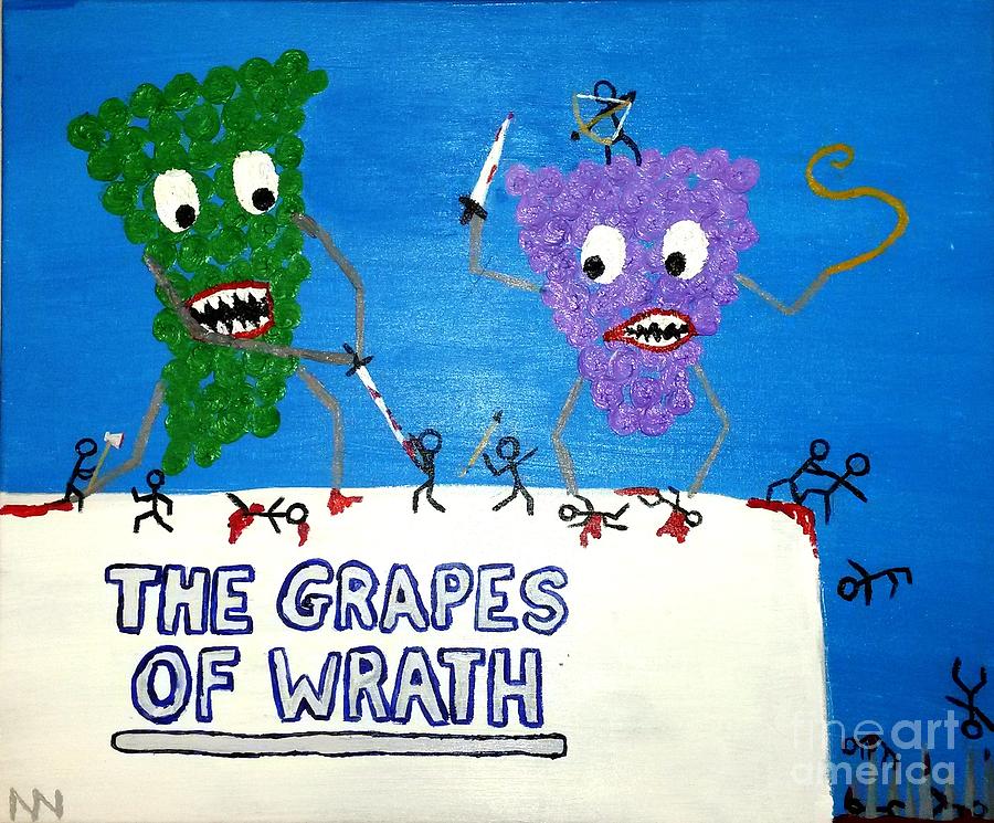 Grapes of Wrath Painting by Nick Nestle