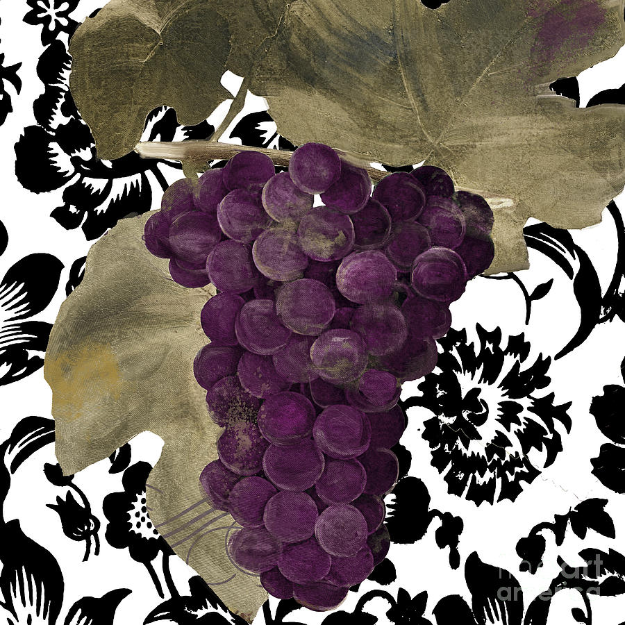 Grape Painting - Grapes Suzette by Mindy Sommers