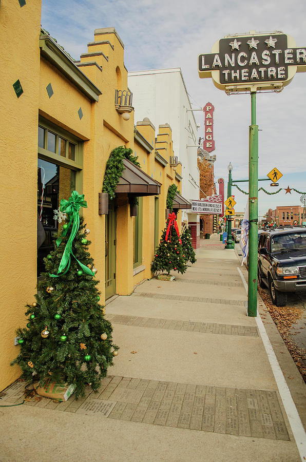 Christmas Photograph - Grapevine Texas at Christmas by Allen Sheffield