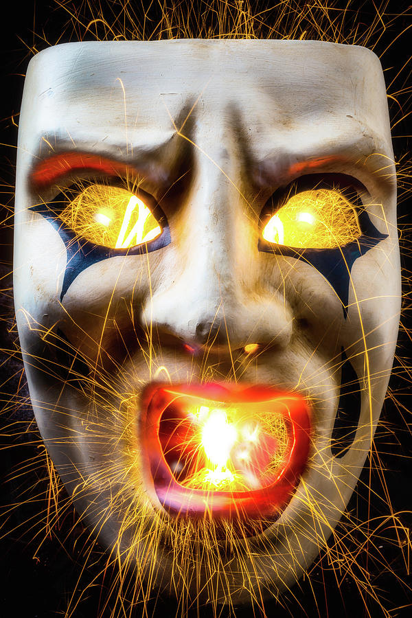 Graphic Hot Mask Photograph by Garry Gay