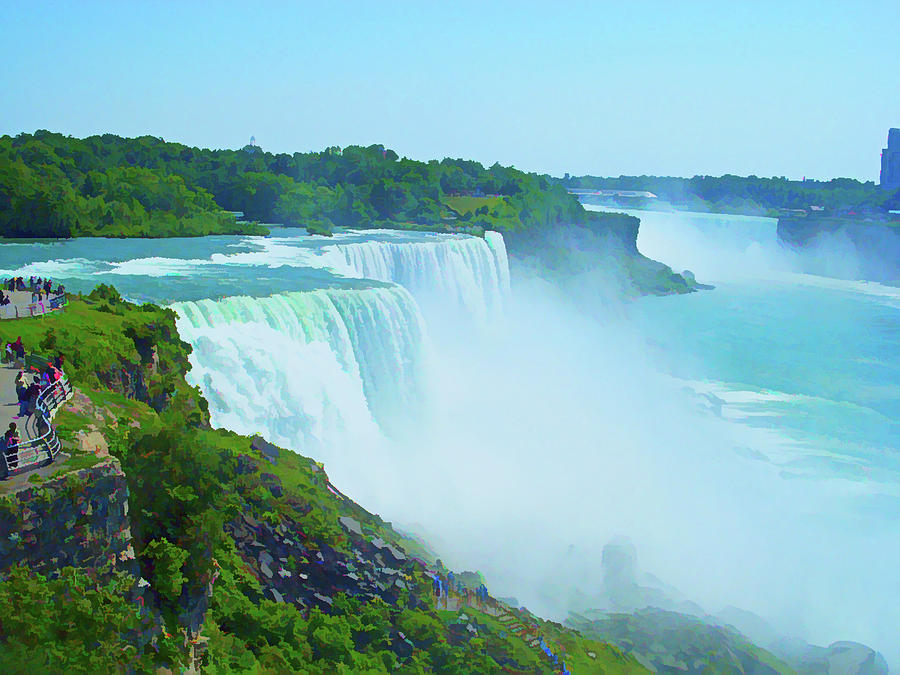 Graphic Niagara Falls Photograph by Aimee L Maher ALM GALLERY - Pixels