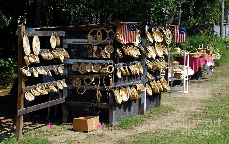 City Photograph - Grass Basket Industry by Skip Willits