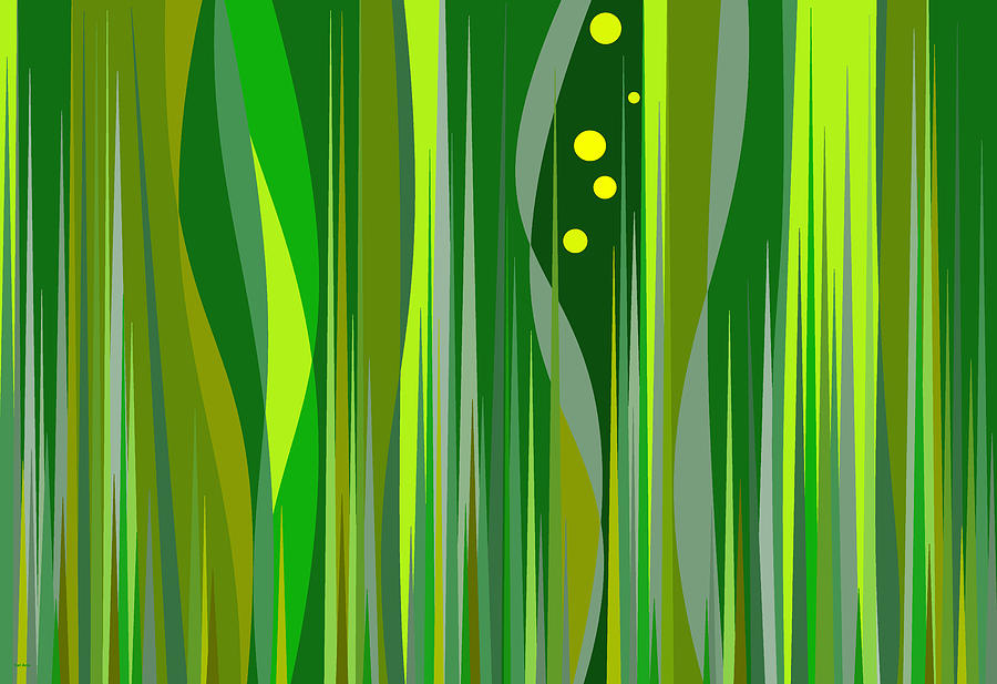 Grass Digital Art by Val Arie