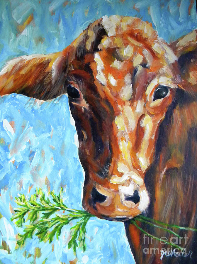 Grassfed Painting by JoAnn Wheeler