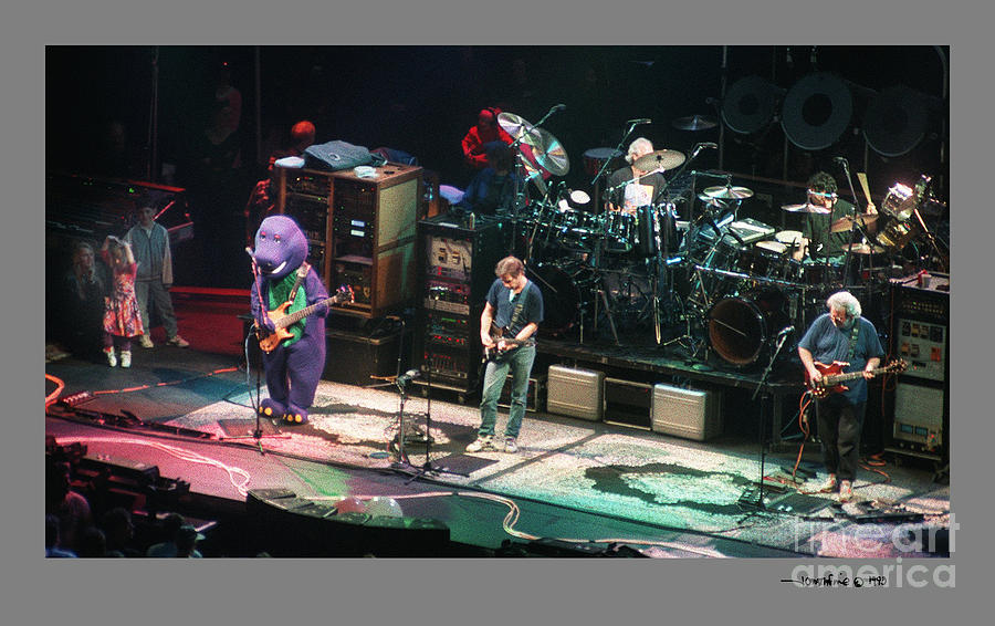 Grateful Dead Jammin with Barney Photograph by Jonathan Fine
