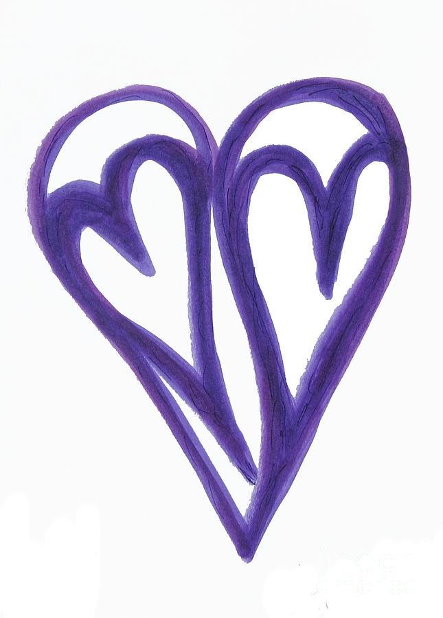 Grateful Heart Thoughtful Heart Drawing by Mars Besso