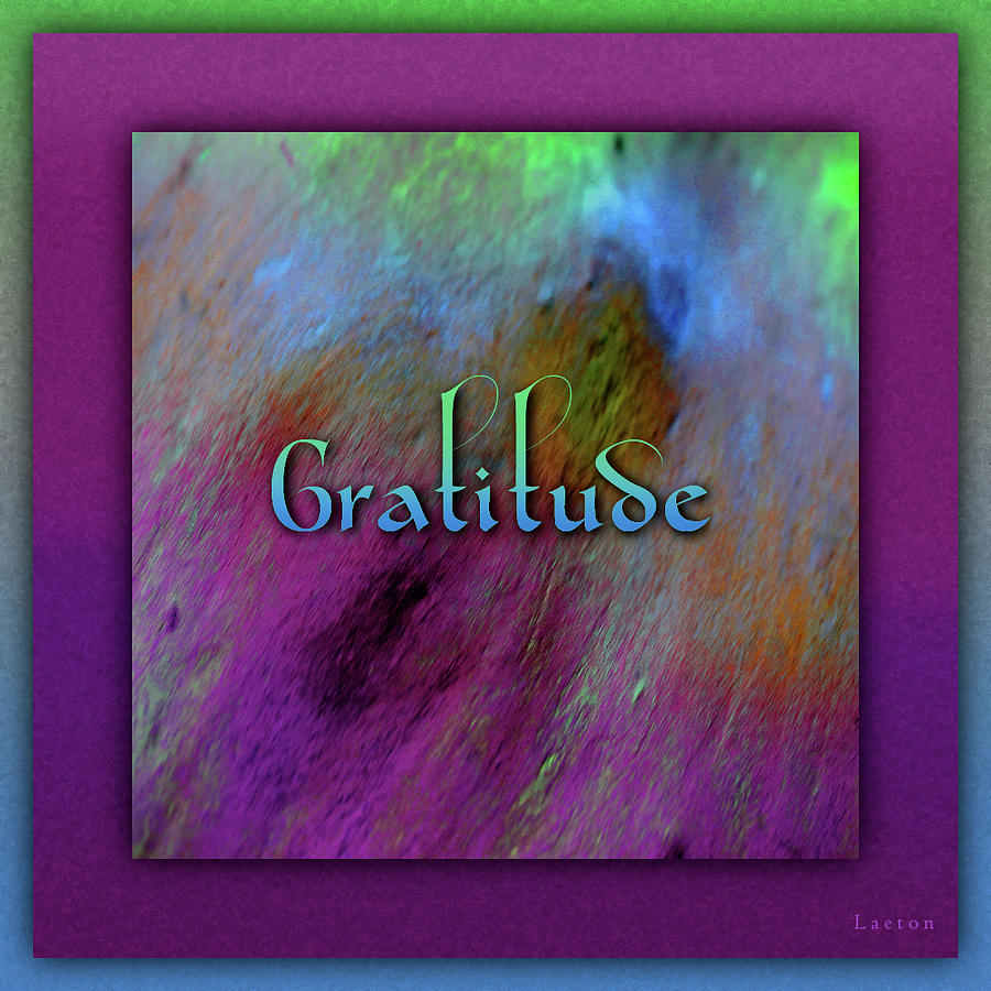 Gratitude Digital Art by Richard Laeton