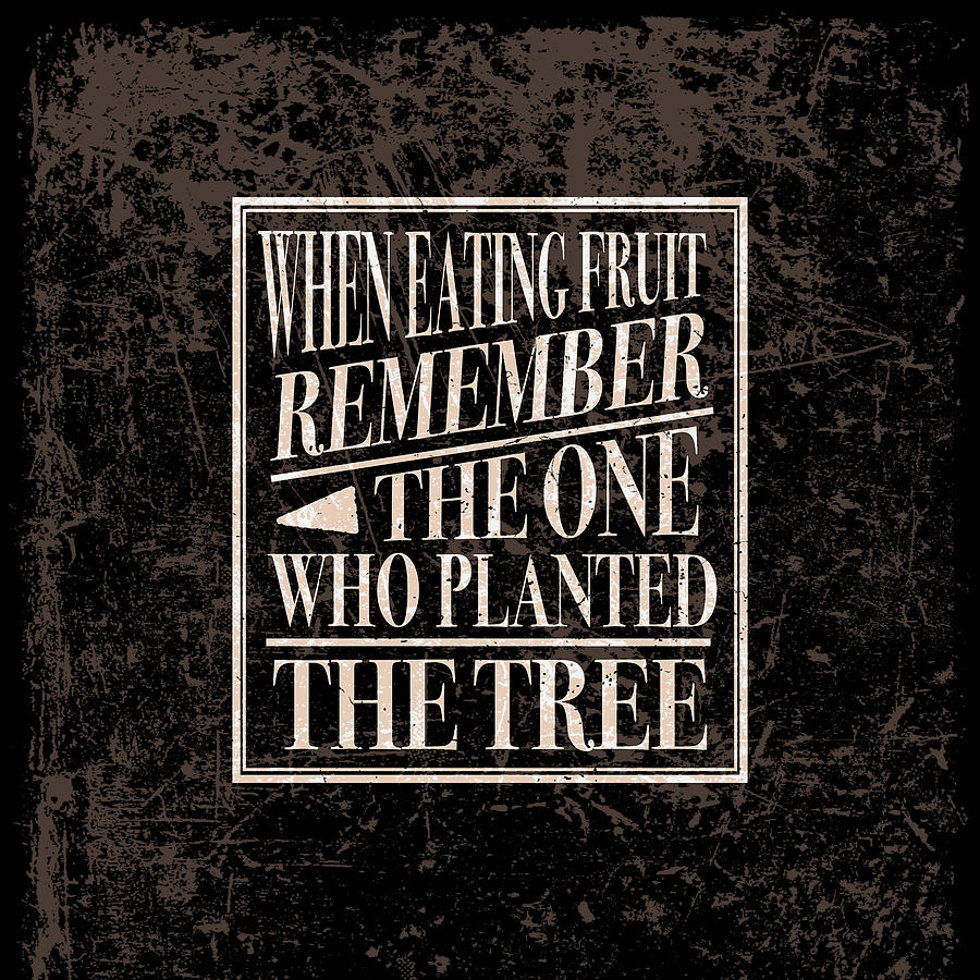 Tree Digital Art - Gratitude Saying by Antique Images  
