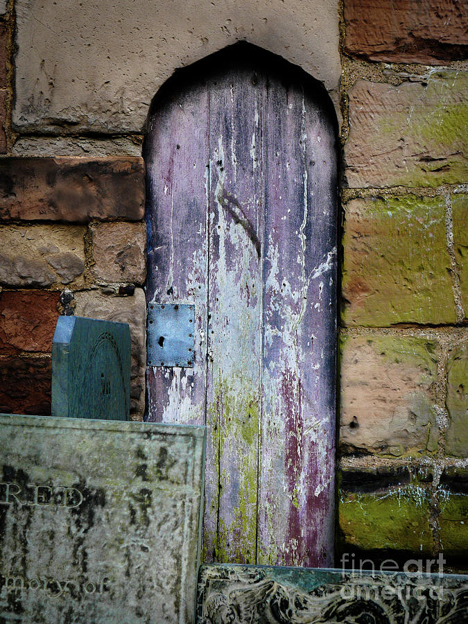 Grave Door Appleby Magna Photograph by Lexa Harpell