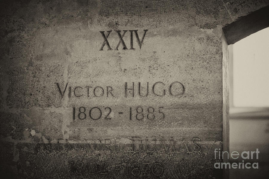 Grave of Victor Hugo Photograph by Patricia Hofmeester