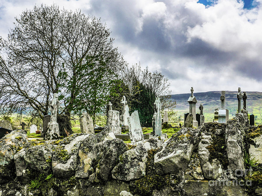 Grave Yard Ireland Photograph by Lexa Harpell