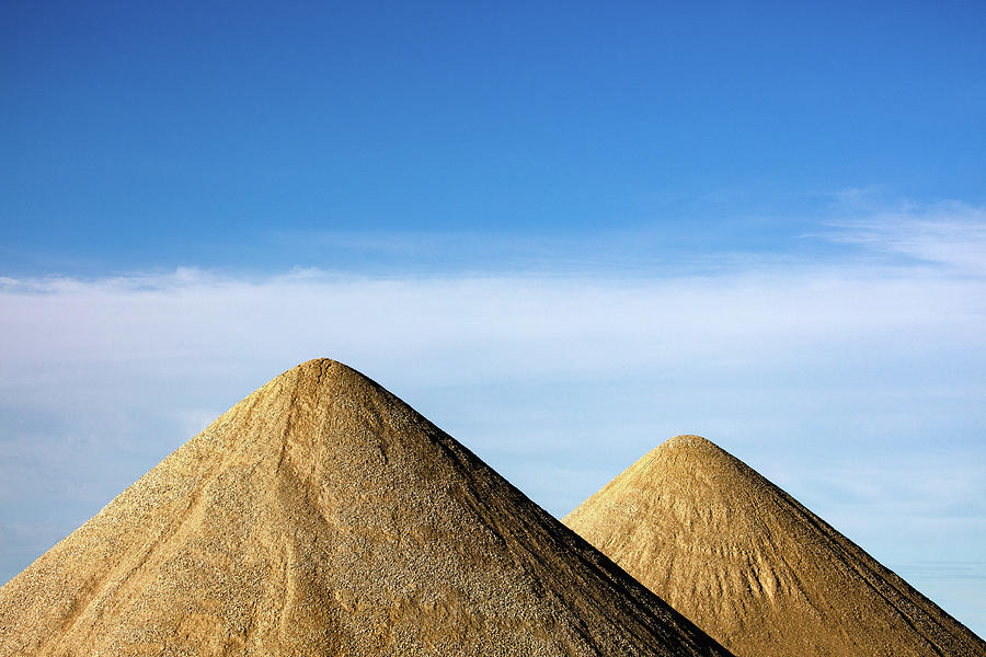 Gravel Pyramids Photograph by Todd Klassy