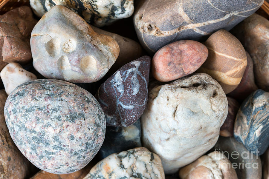 Abstract Photograph - Gravel Stones by Michal Boubin