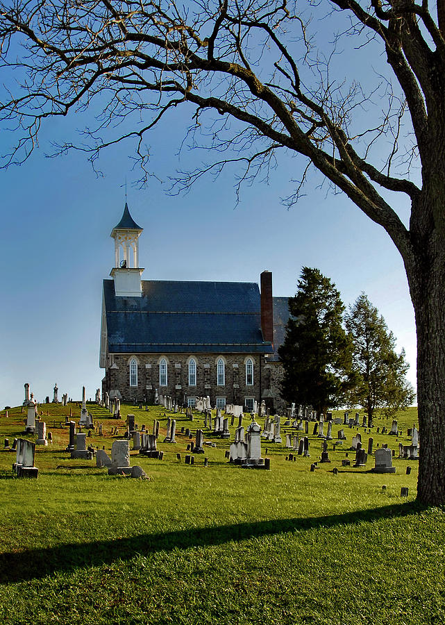 Graveyard Church Photograph by Murray Bloom