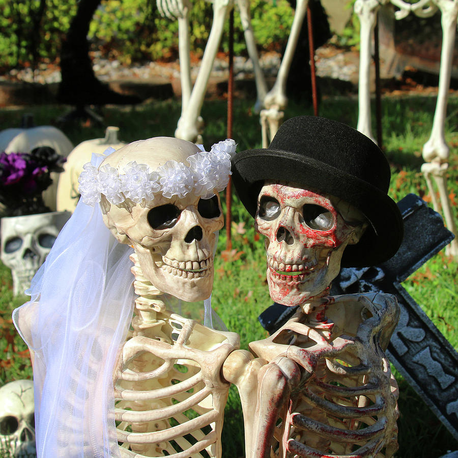 Graveyard Wedding Photograph by Art Block Collections