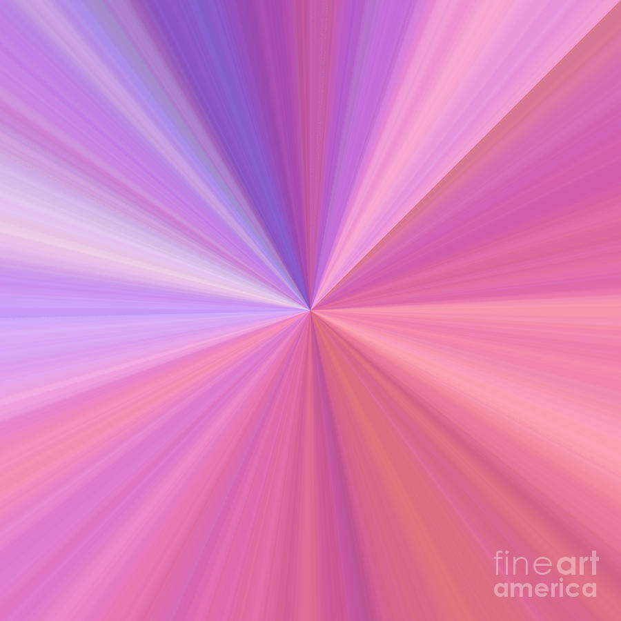 Gravity in Pink and Purple Digital Art by Leah McPhail