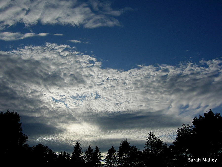 Gravity Wave Clouds Photograph by Sarah Malley - Fine Art America