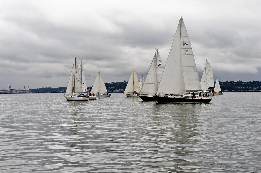 Gray Day in Seattle Photograph by Tom Dowd Fine Art America