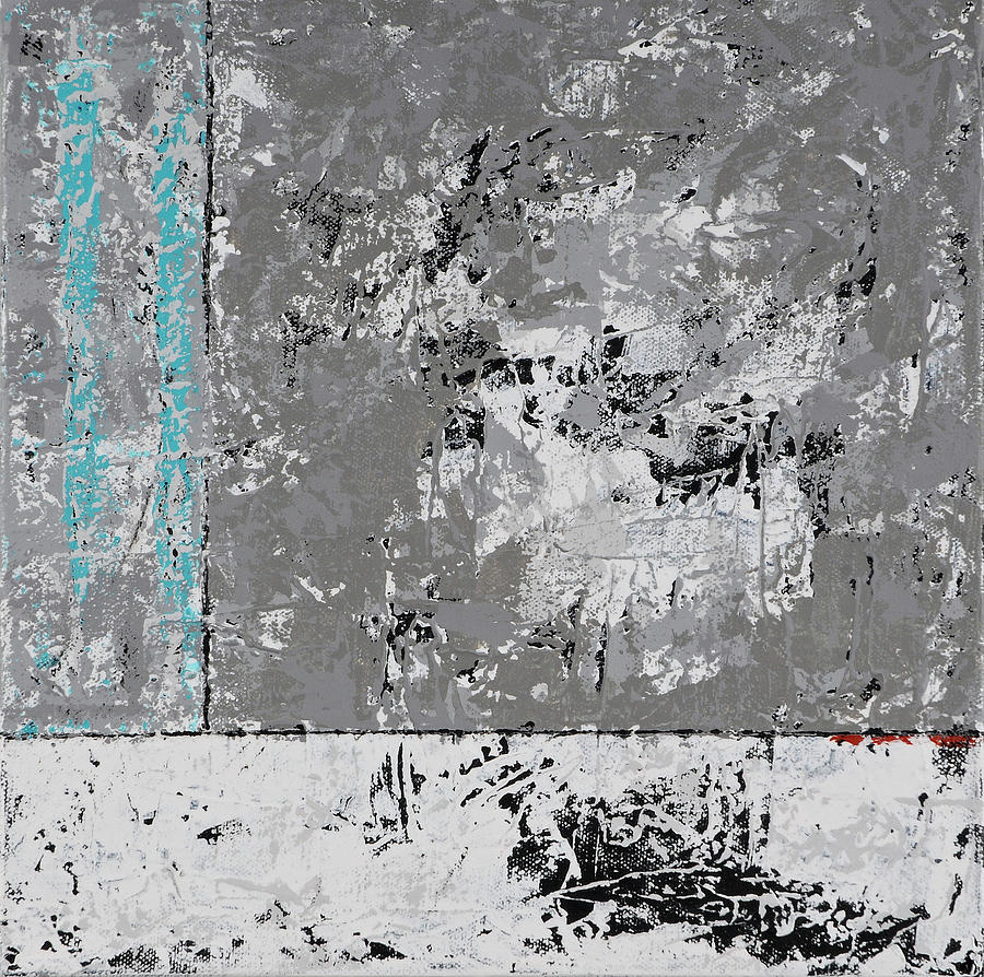 Gray Matters 5 Painting by Jim Benest