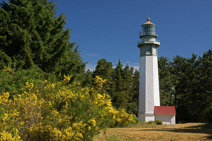 Grays Harbor Lighthouse H Photograph by Inge Riis McDonald