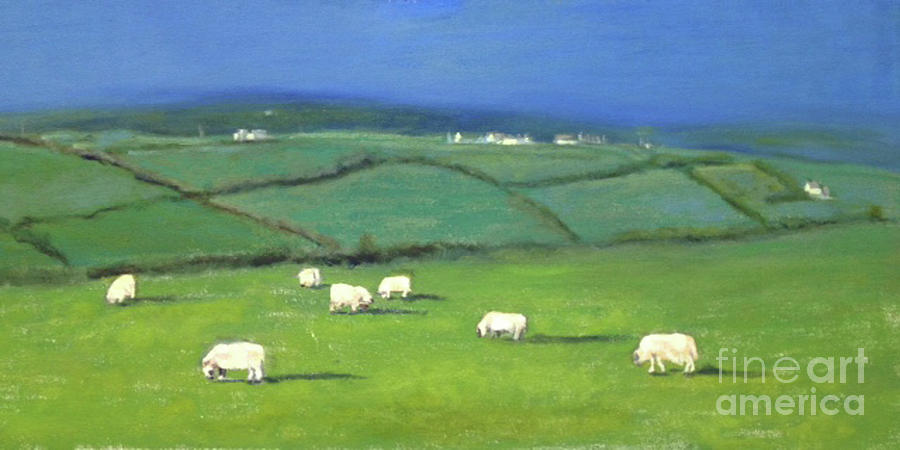 Grazing Sheep by Marcia Hero Grazing Sheep by Marcia Hero