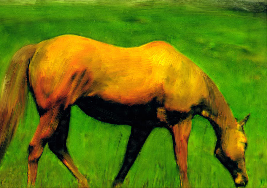 Grazing The Morn Painting by FeatherStone Studio Julie A Miller