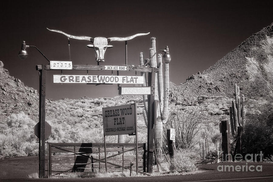 Greasewood Flat in Infrared Photograph by Marianne Jensen