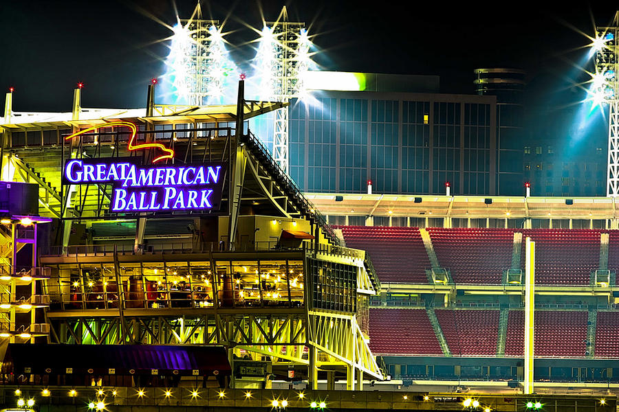 Cincinnati Photograph - Great American Ballpark by Keith Allen