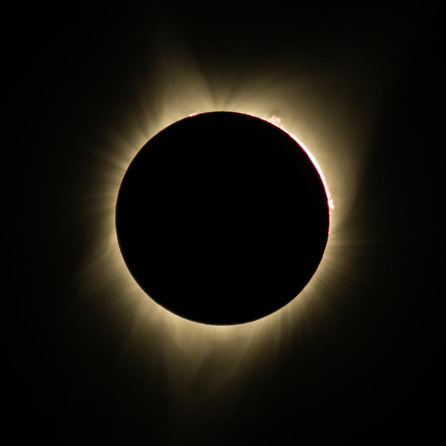 Great American Eclipse Totality Square by John King Great American Eclipse Totality Square by John King