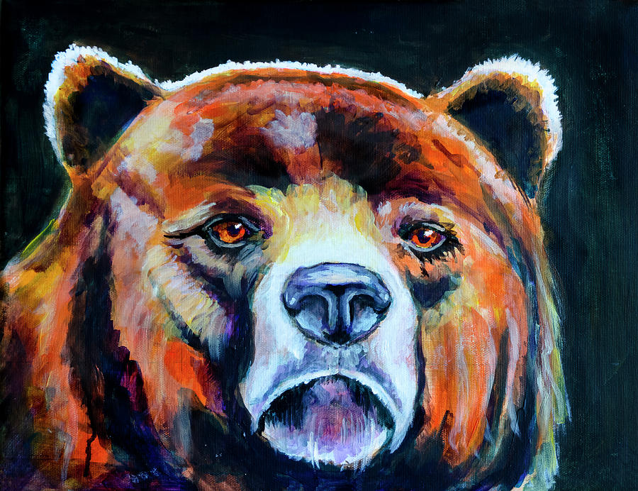 Great Bear Painting by Rick Mosher