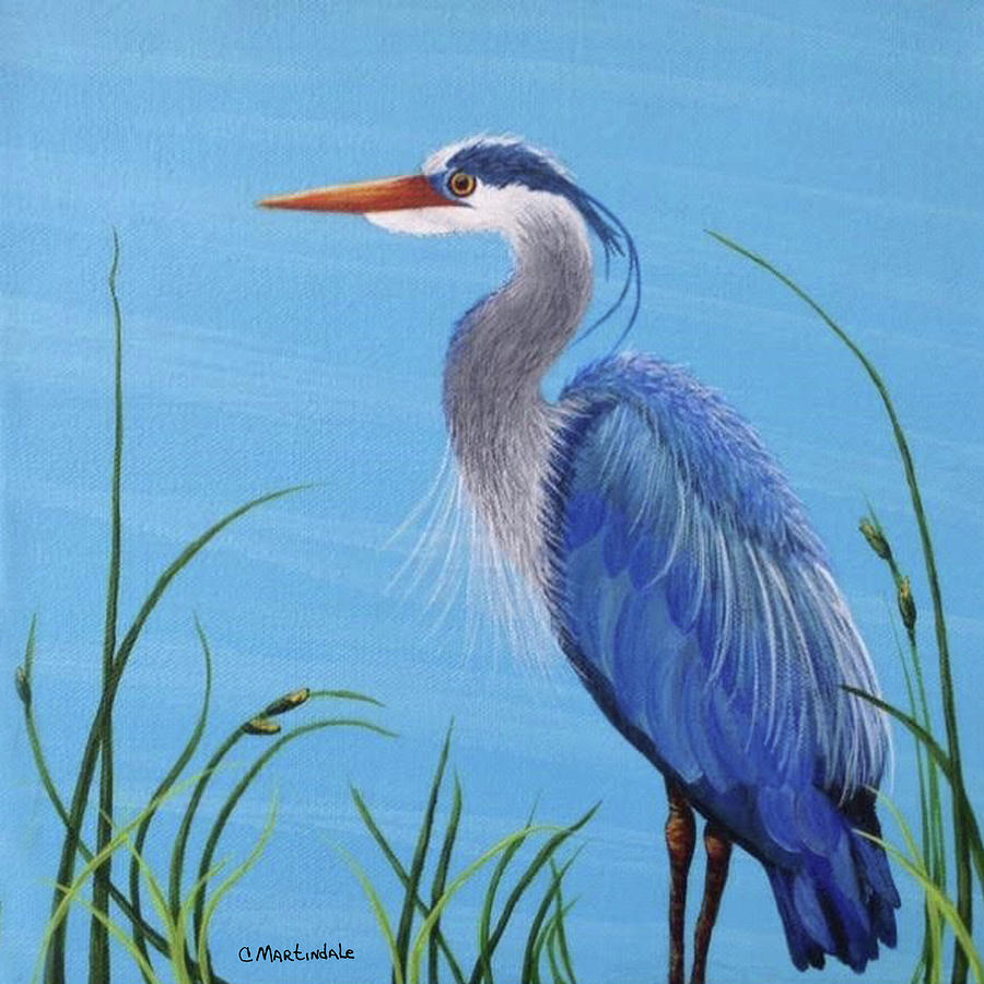 10+ Blue Heron Painting - HasinaMattias