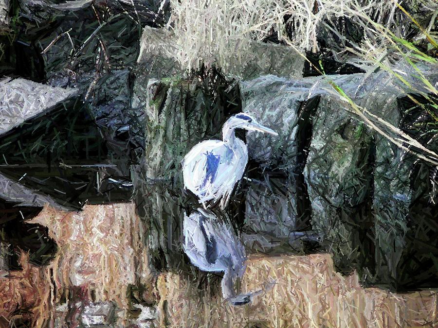 Great Blue Reflection - Digital Art Photograph by Al Powell Photography USA