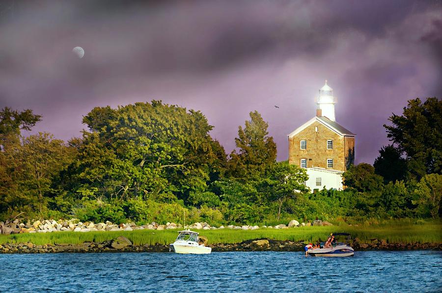 Great Captain Island Lighthouse Photograph by Diana Angstadt