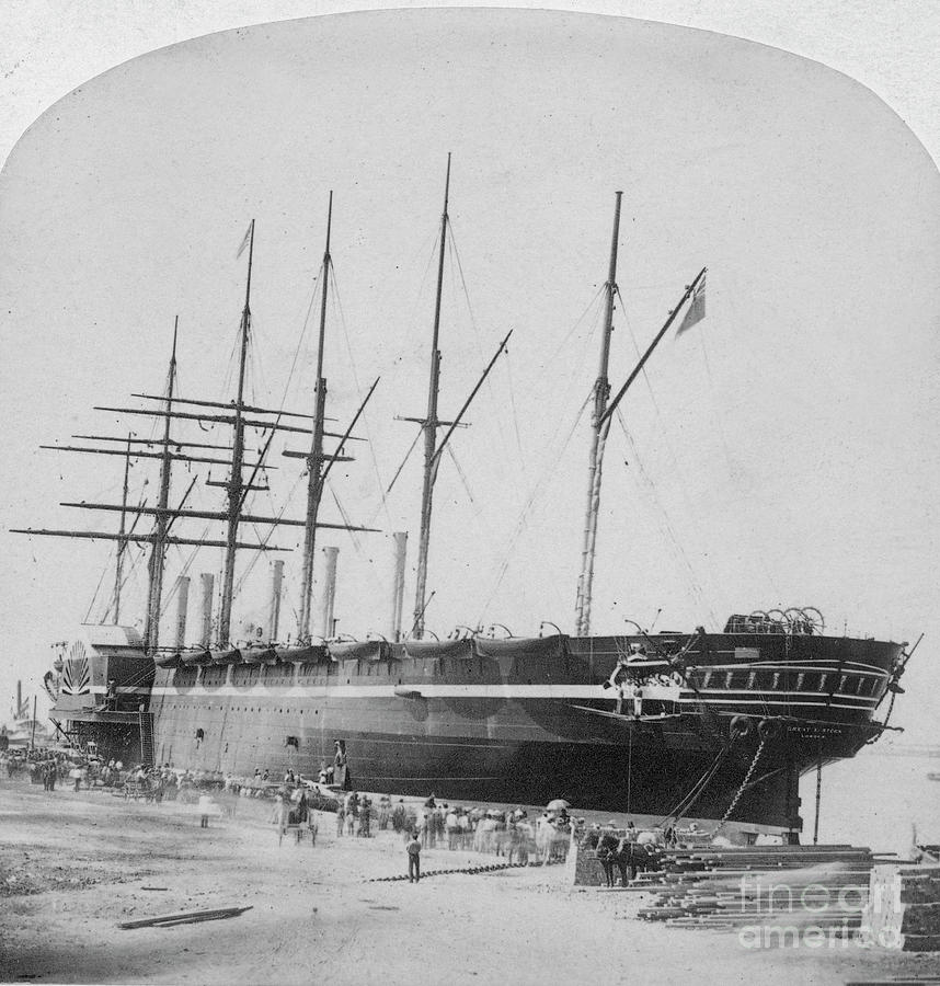 Грейт истерн. Судно Грейт Истерн. Британский пароход Грейт Истерн. Корабль Левиафан 1854. Судно Левиафан Грейт Истерн.