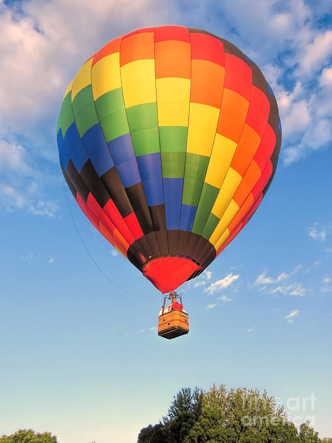 Great Falls Balloon Festival in Lewiston and Auburn  Photograph by Janice Drew