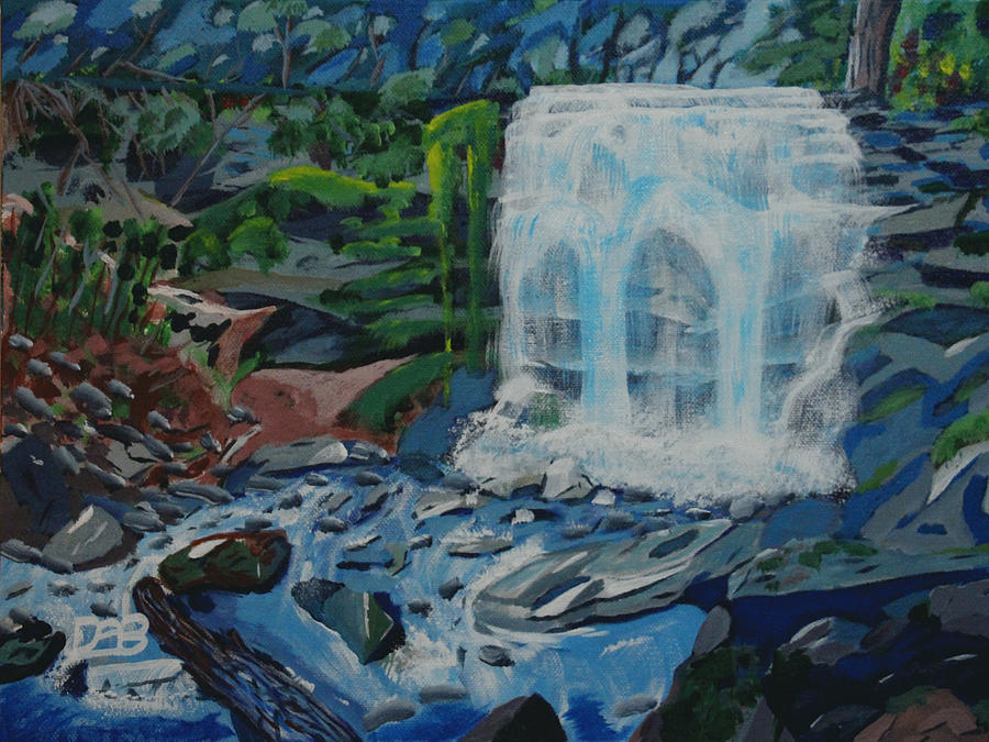 Great Falls Painting by David Bigelow