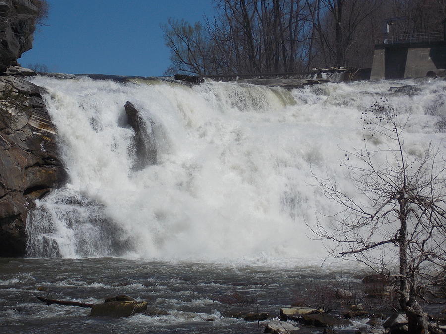Nature Photograph - Great Falls in Canaan by Catherine Gagne