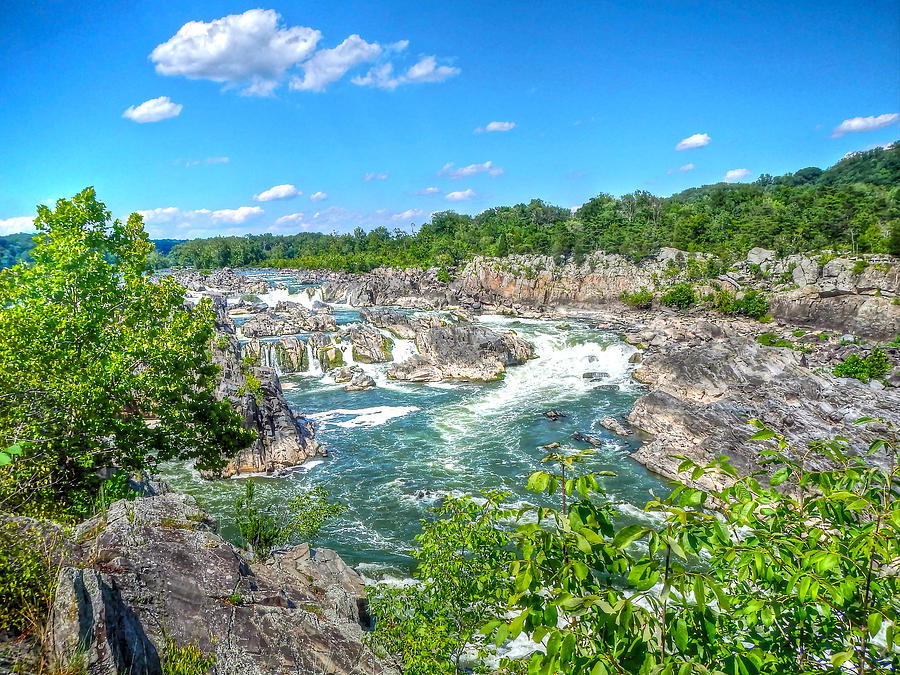 Great Falls on the Potomac Photograph by Don Mercer