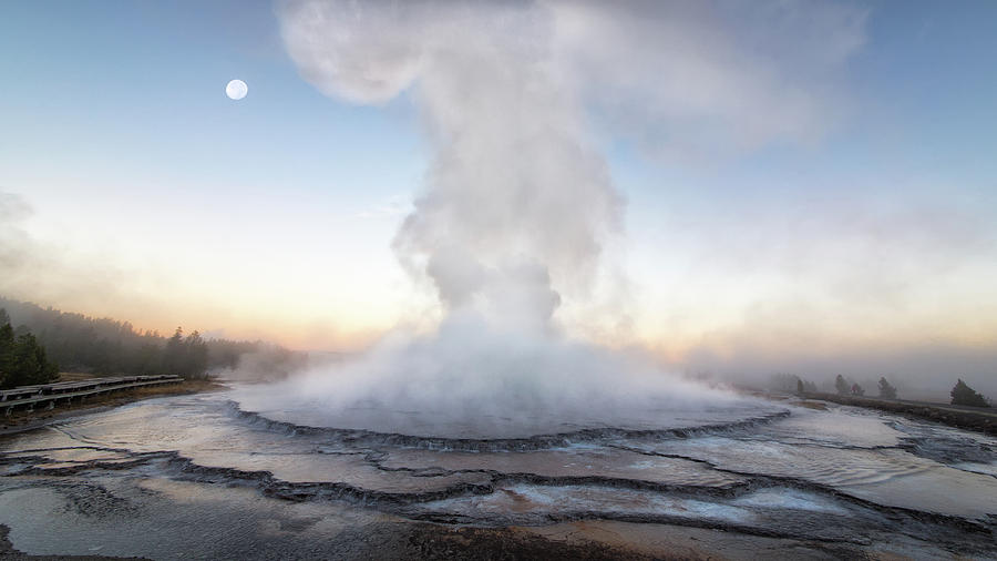 Great Fountain Geyser Photograph By Alex Mironyuk 