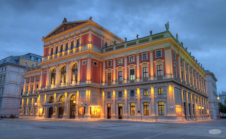 Music Photograph - Great Hall of Wiener Musikverein, Vienna, Austria, HDR by Elenarts - Elena Duvernay photo