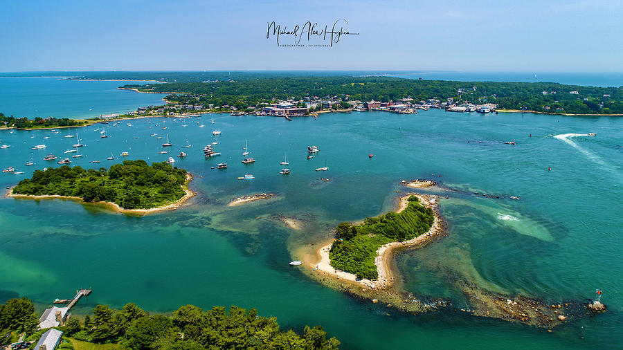 Great Harbor Photograph by Veterans Aerial Media LLC
