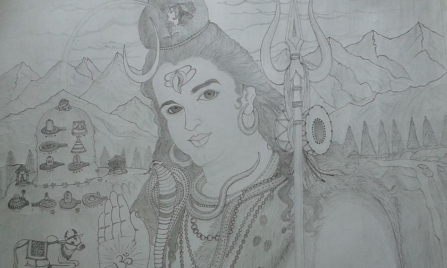 indian god shiv ji by pratyakshsharma288 on DeviantArt