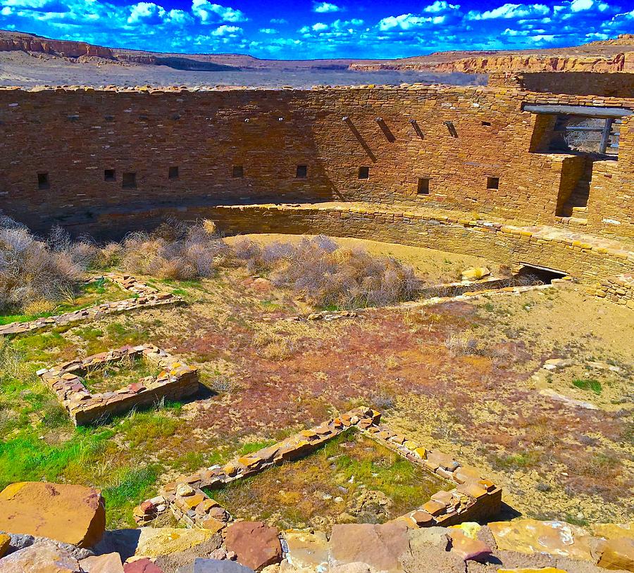 Great Kiva at Casa Rinconada by Scott L Holtslander