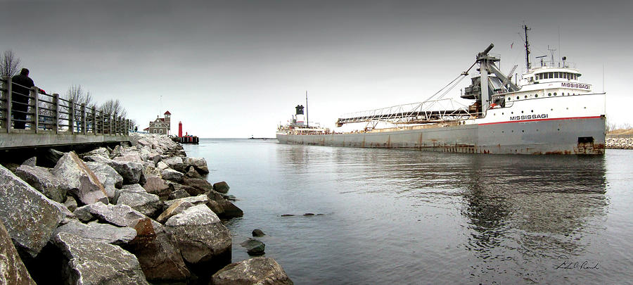 Great Lakes Freighter Missisaga Photograph by Frederic A Reinecke