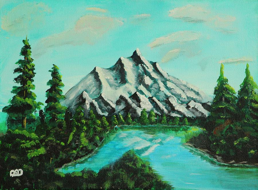 Great Mountain Painting by David Bigelow