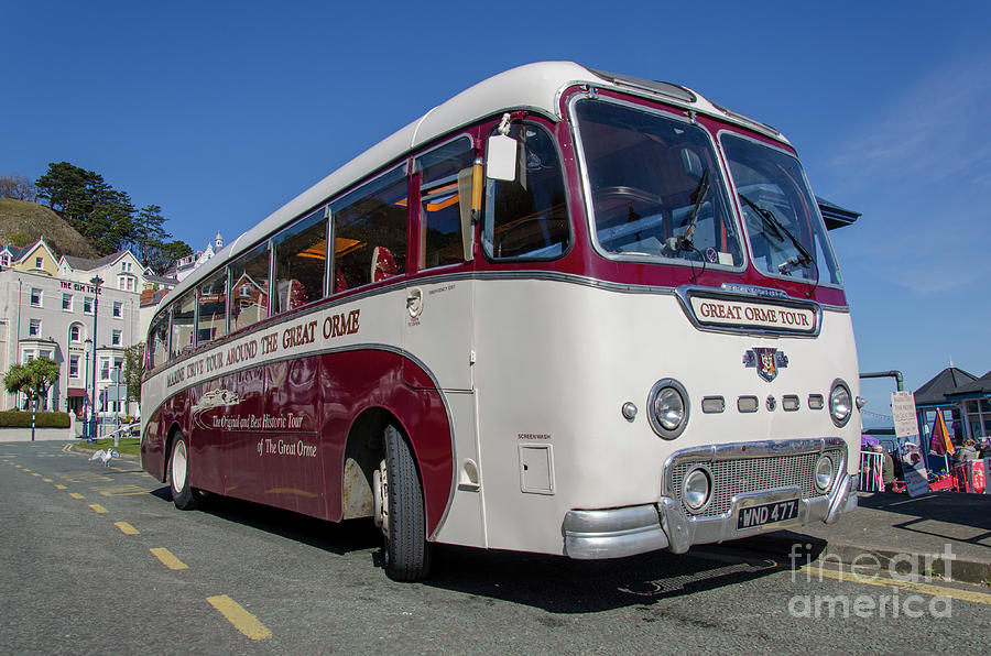 Great Orme bus Photograph by Steev Stamford
