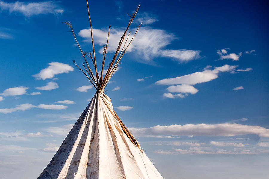 Great Plains Tipi Photograph by Todd Klassy