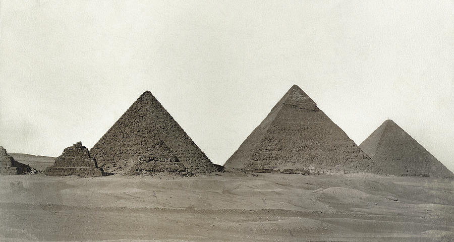 Great Pyramids Photograph by Granger